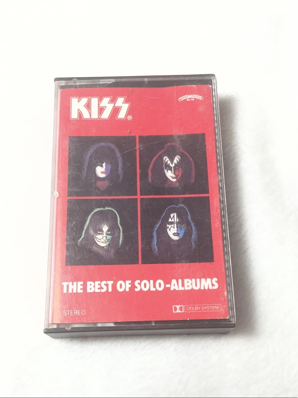 Kiss Red Cover Cassette - The Best of Solo-Albums